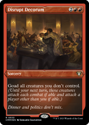 Disrupt Decorum (Foil Etched) (CMM-533) [Commander Masters] Foil