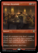 Disrupt Decorum (CMM-533) [Commander Masters] Etched Foil