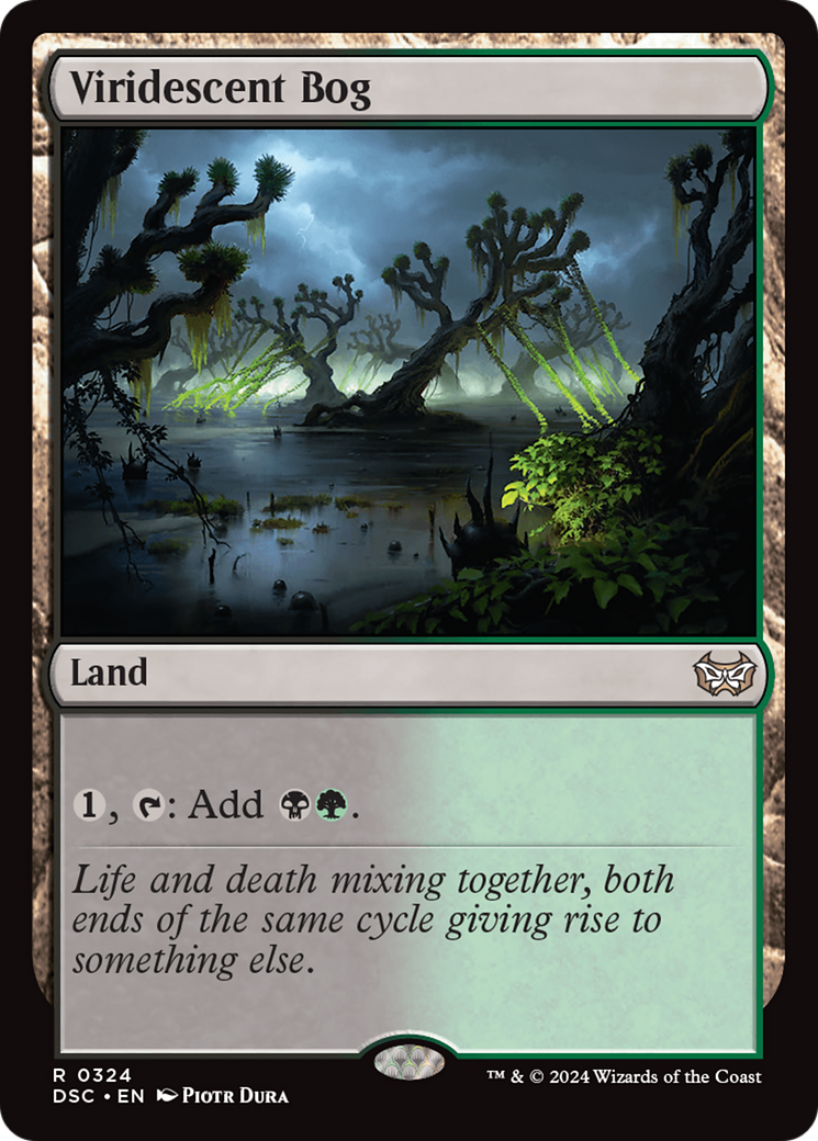 Viridescent Bog (DSC-324) [Duskmourn: House of Horror Commander]
