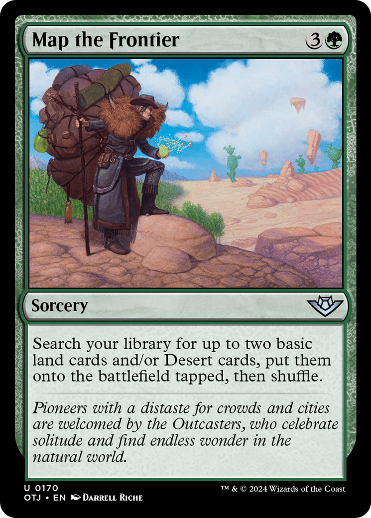 Map the Frontier (OTJ-170) [Outlaws of Thunder Junction] Foil