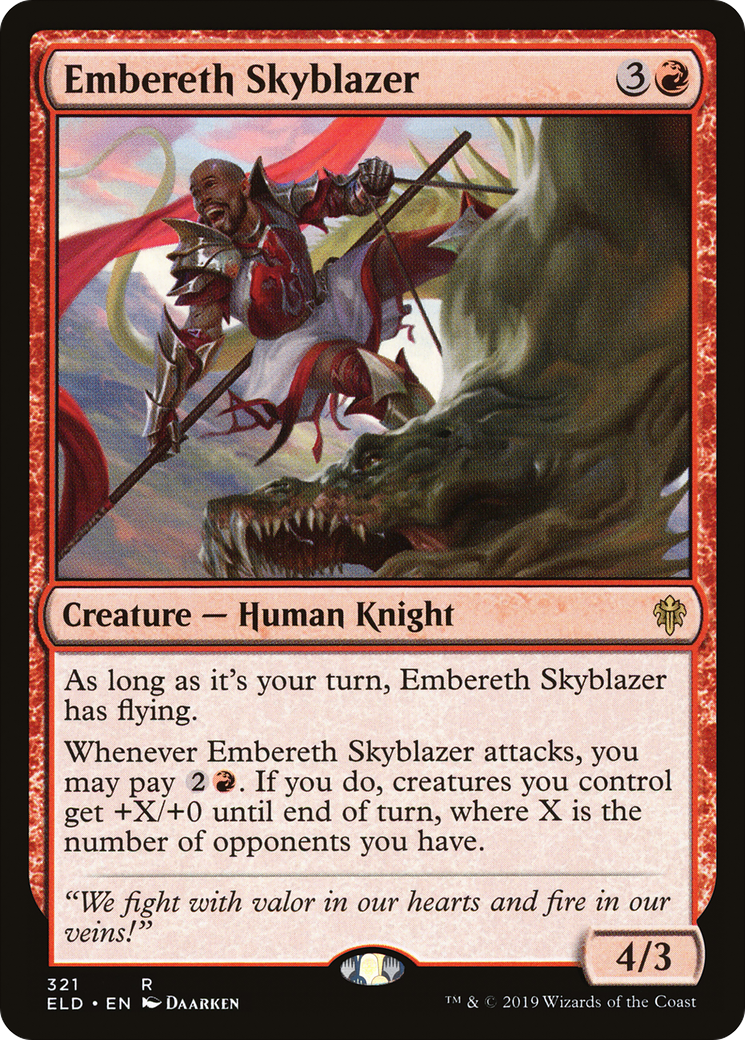 Embereth Skyblazer (ELD-321) [Throne of Eldraine]