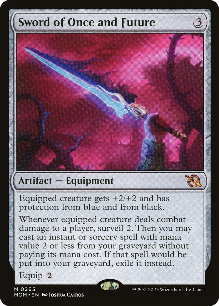 Sword of Once and Future (MOM-265) [March of the Machine] Foil