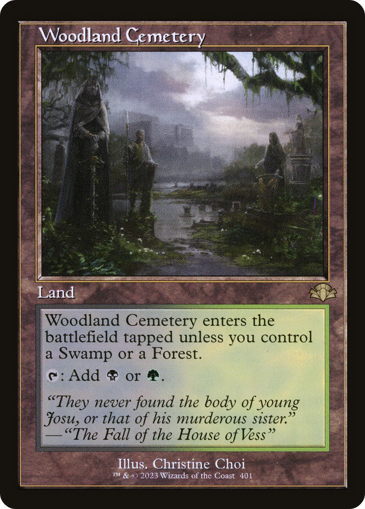 Woodland Cemetery (DMR-401) [Dominaria Remastered]
