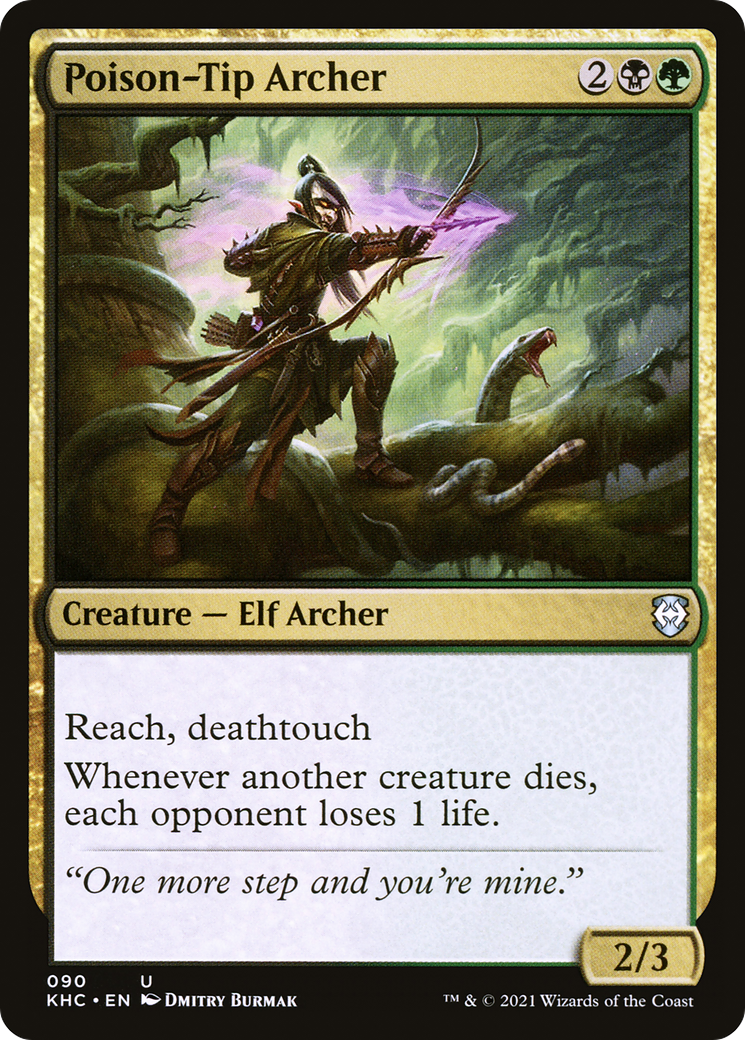 Poison-Tip Archer (KHC-090) [Kaldheim Commander]