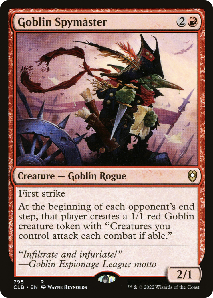 Goblin Spymaster (CLB-795) [Commander Legends: Battle for Baldur's Gate]