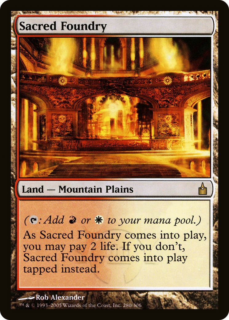 Sacred Foundry (RAV-280) [Ravnica: City of Guilds]