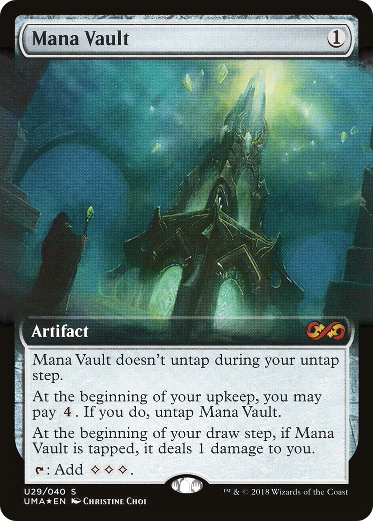 Mana Vault (UMA:BT-U29) (Extended Art) [Ultimate Box Topper] Foil