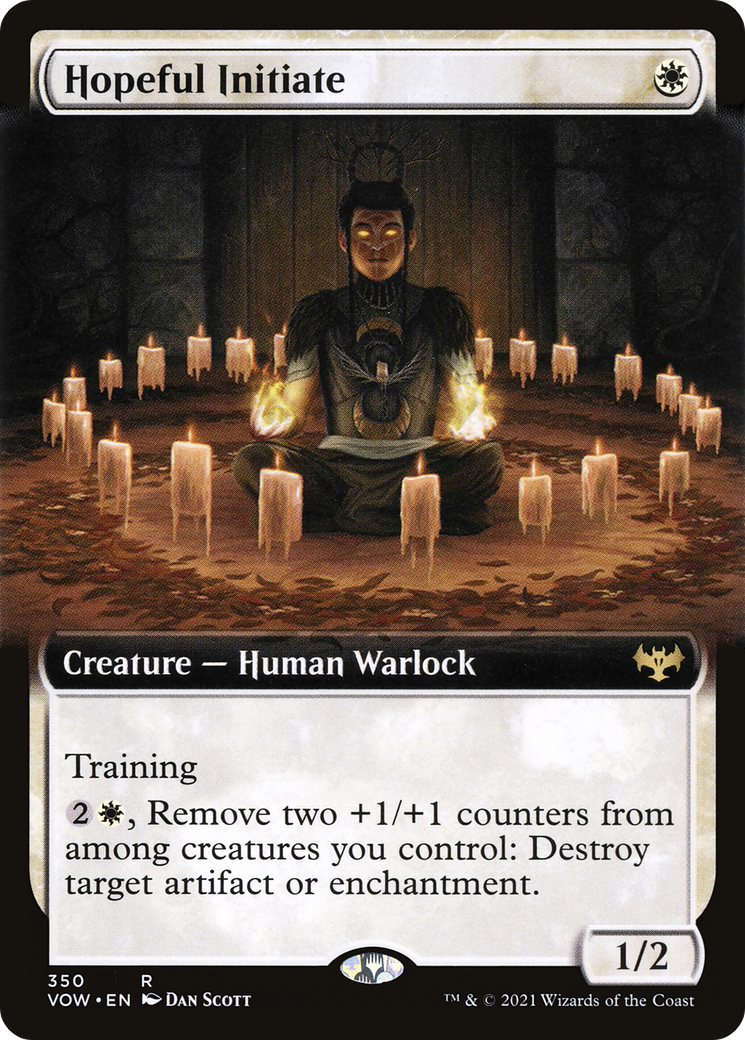 Hopeful Initiate (Extended Art) (VOW-350) [Innistrad: Crimson Vow]
