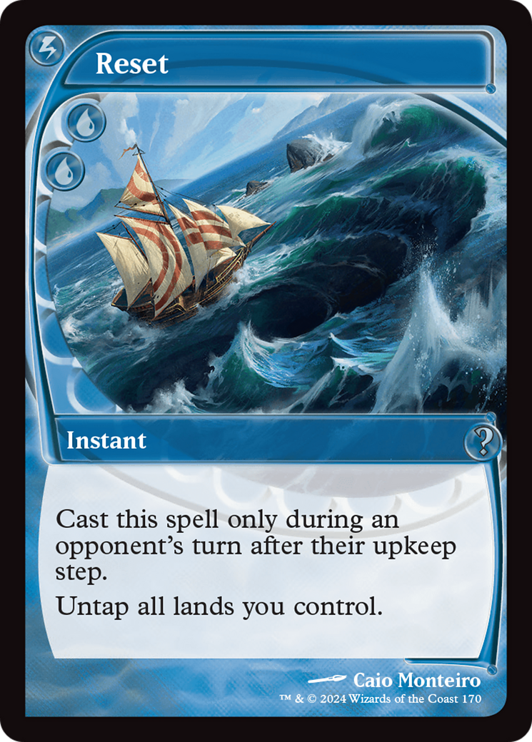 Reset (MB2-170) [Mystery Booster 2] Foil