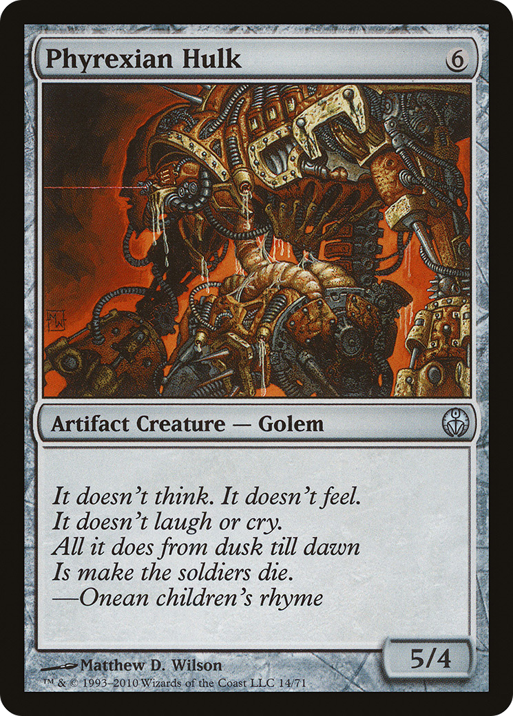 Phyrexian Hulk (DDE-014) [Duel Decks: Phyrexia vs. the Coalition]
