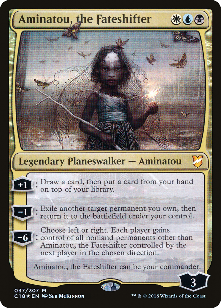 Aminatou, the Fateshifter (C18-037) [Commander 2018] Foil
