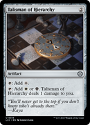 Talisman of Hierarchy (LCC-315) [The Lost Caverns of Ixalan Commander]