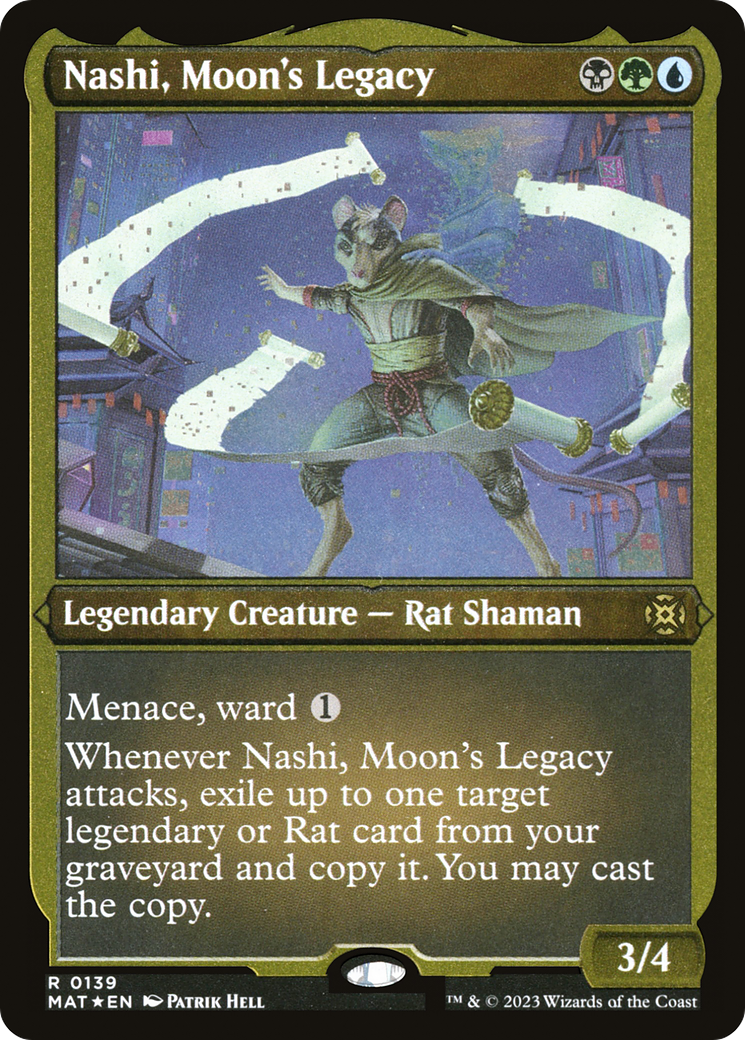 Nashi, Moon's Legacy (MAT-139) [March of the Machine: The Aftermath] Etched Foil