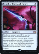 Sword of Once and Future (PRE-265S) [March of the Machine Promos] Foil