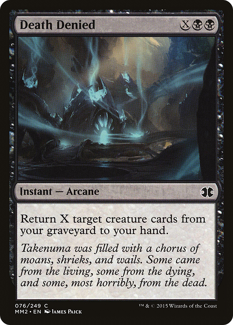 Death Denied (MM2-076) [Modern Masters 2015] Foil