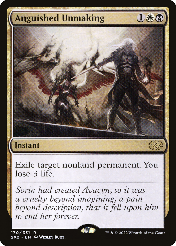 Anguished Unmaking (2X2-170) [Double Masters 2022]
