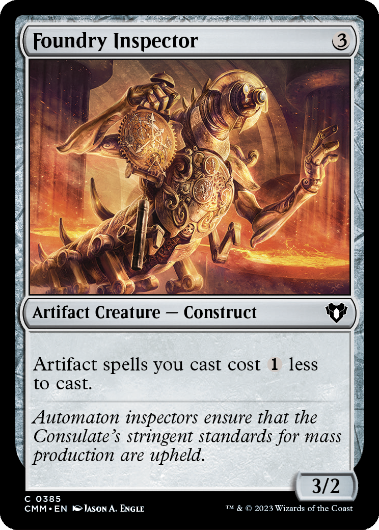 Foundry Inspector (CMM-385) [Commander Masters]