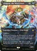 Clement, the Worrywort (BLB-347) [Bloomburrow]: (Showcase) (Borderless) Foil