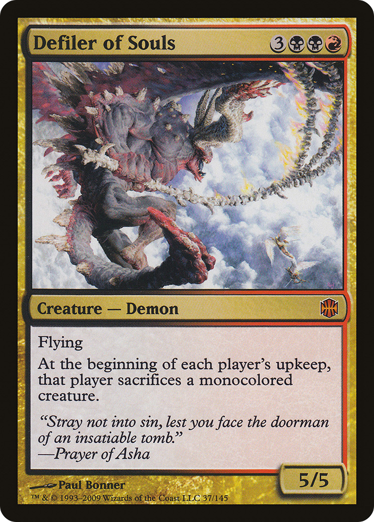 Defiler of Souls (ARB-037) [Alara Reborn]