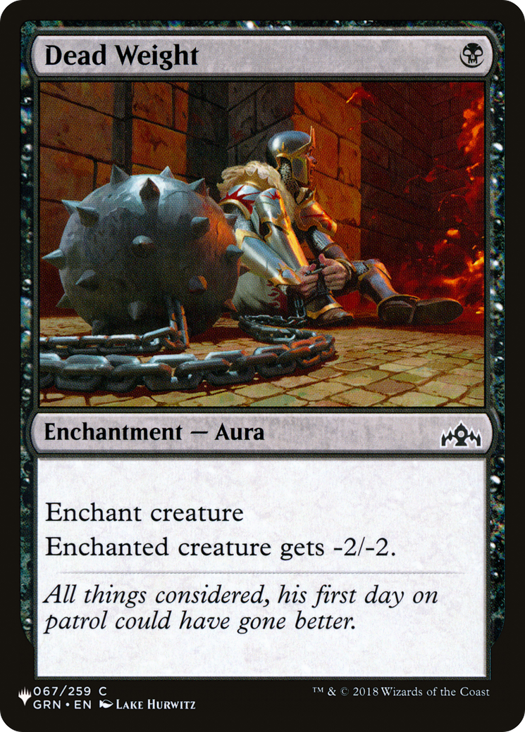Dead Weight (LIST-GRN-67) [The List]