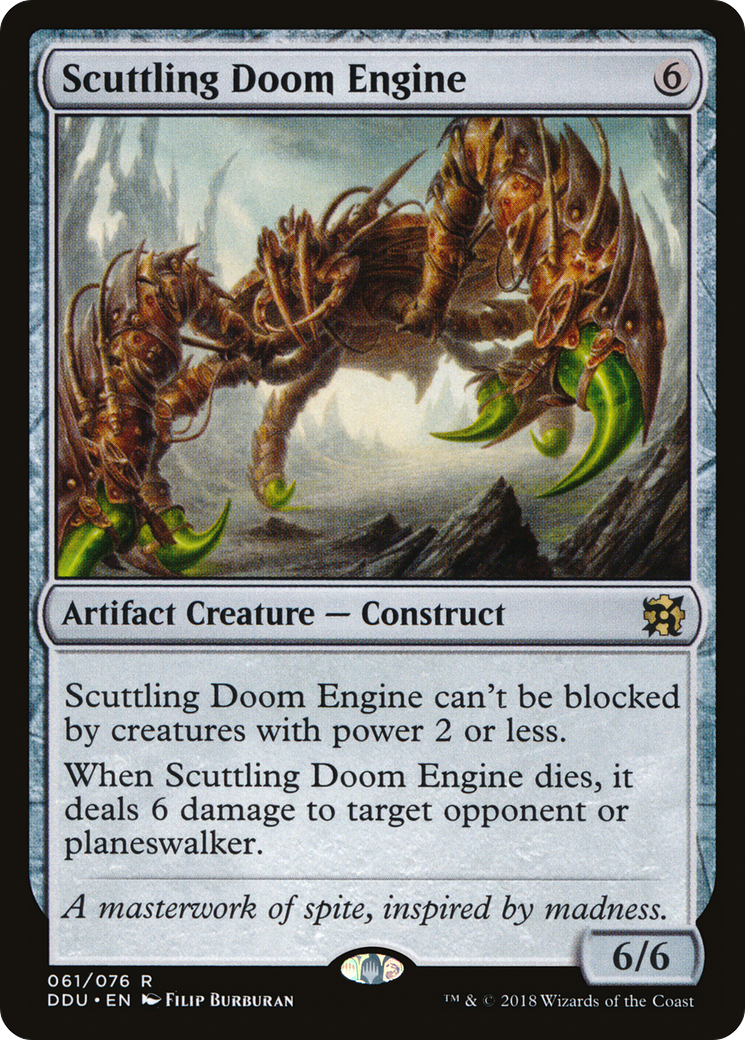 Scuttling Doom Engine (DDU-061) [Duel Decks: Elves vs. Inventors]