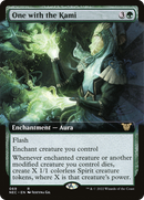 One with the Kami (Extended Art) (NEC-069) [Neon Dynasty Commander]