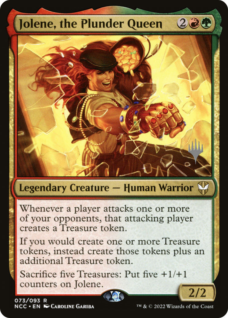 Jolene, the Plunder Queen (PPSNC-073) [Promo Pack: New Capenna Commander Promos] Foil