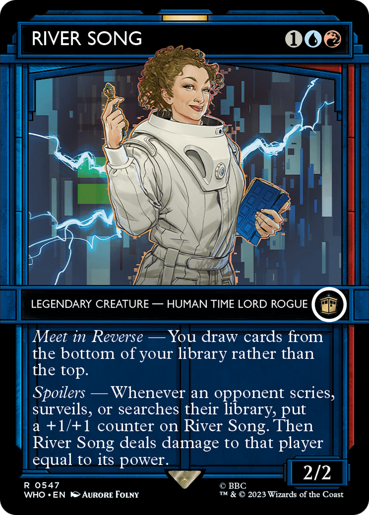 River Song (WHO-547) [Doctor Who]: (Showcase) (Borderless) Foil