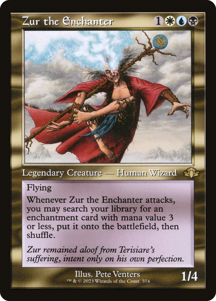 Zur the Enchanter (DMR-374) [Dominaria Remastered] Foil
