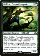 Rishkar, Peema Renegade (PRE-122S) [Aether Revolt Promos] Foil