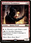 Dismissive Pyromancer (PRE-136S) [Core Set 2019 Promos] Foil
