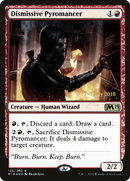 Dismissive Pyromancer (PRE-136S) [Core Set 2019 Promos] Foil