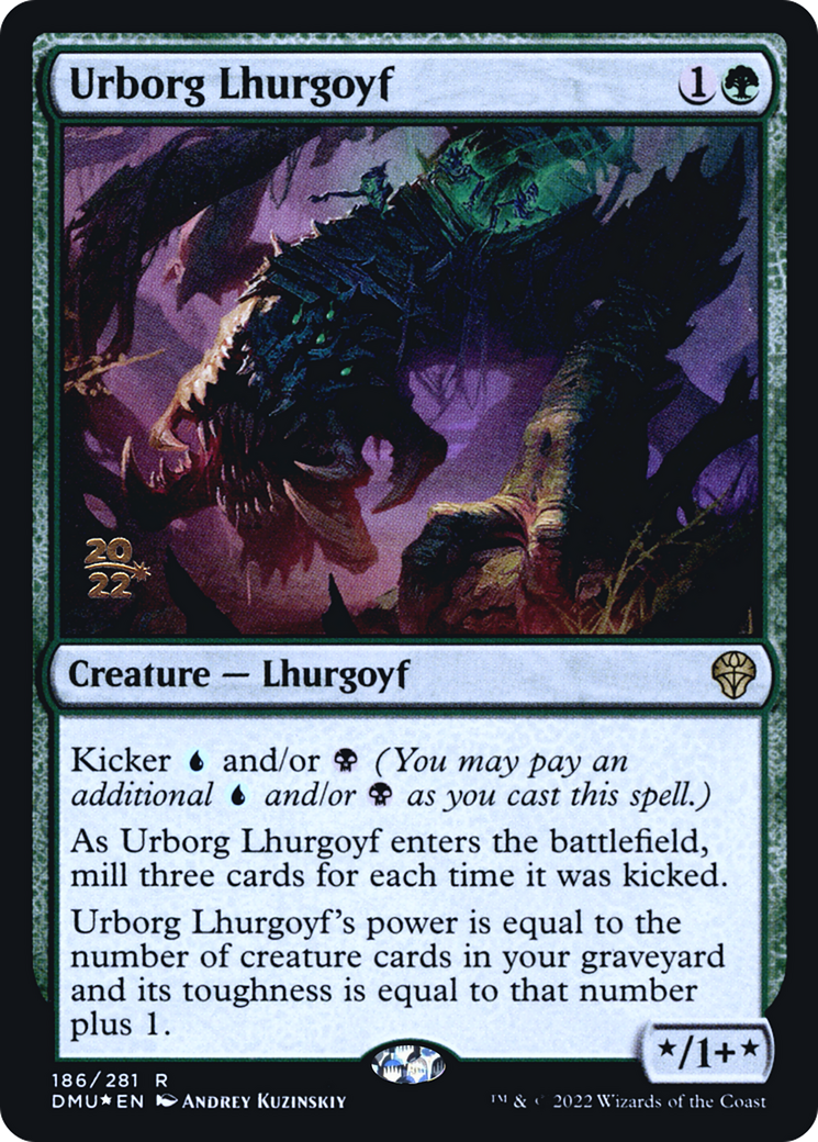 Urborg Lhurgoyf (PRE-186) [Dominaria United Promos] Foil