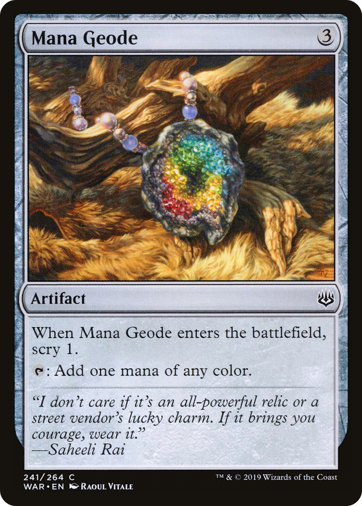 Mana Geode (WAR-241) [War of the Spark]