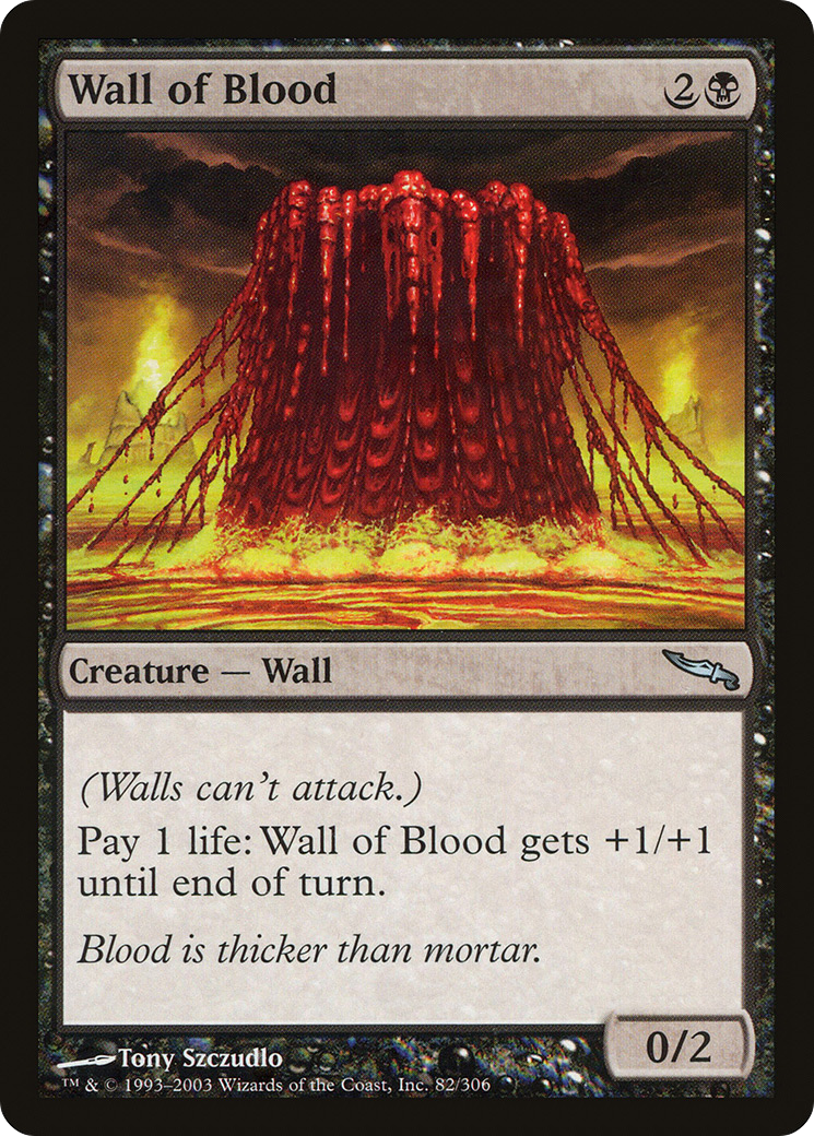 Wall of Blood (MRD-082) [Mirrodin] Foil