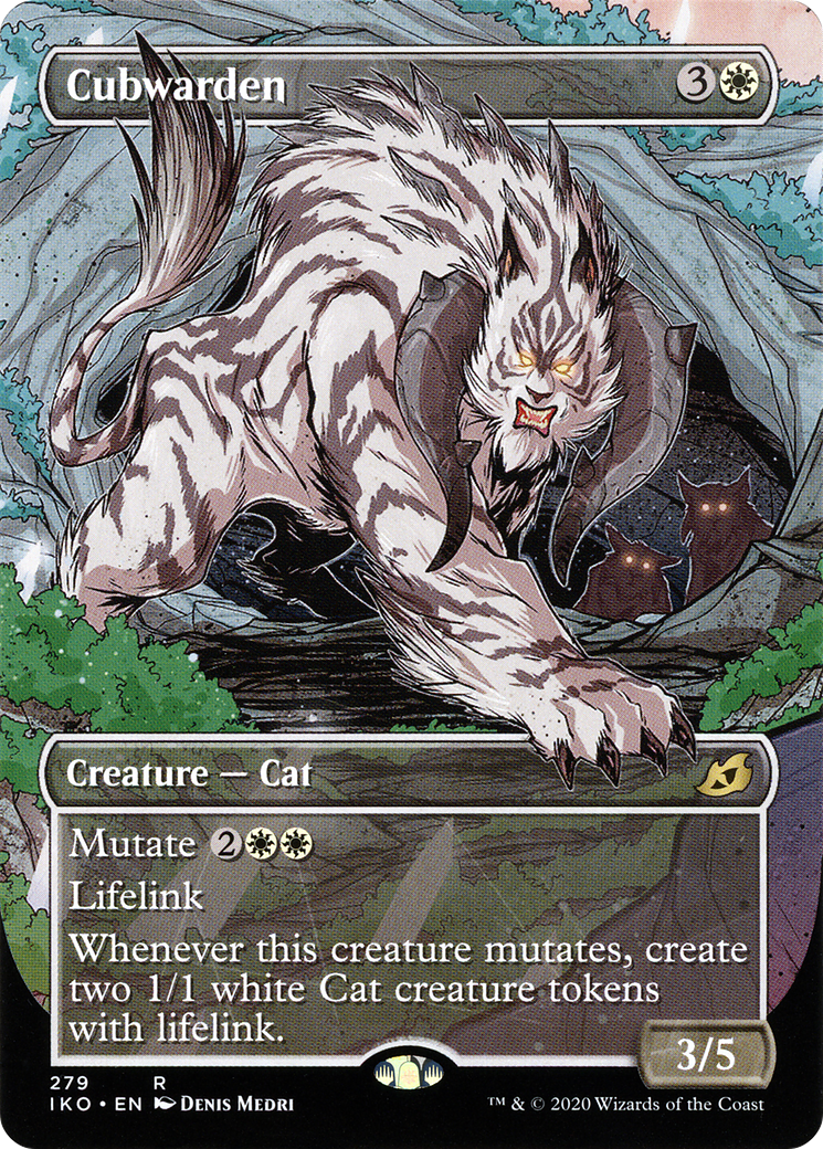 Cubwarden (IKO-279) [Ikoria: Lair of Behemoths]: (Showcase) (Borderless)