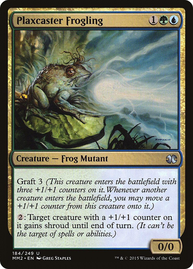 Plaxcaster Frogling (MM2-184) [Modern Masters 2015]