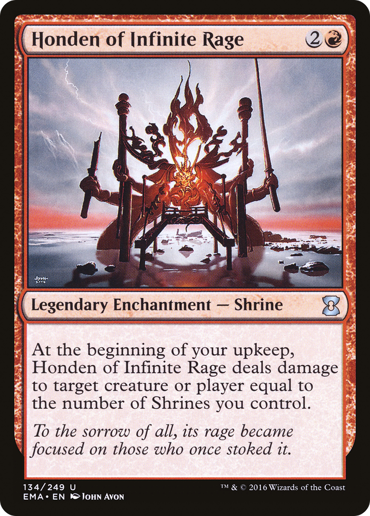 Honden of Infinite Rage (EMA-134) [Eternal Masters] Foil