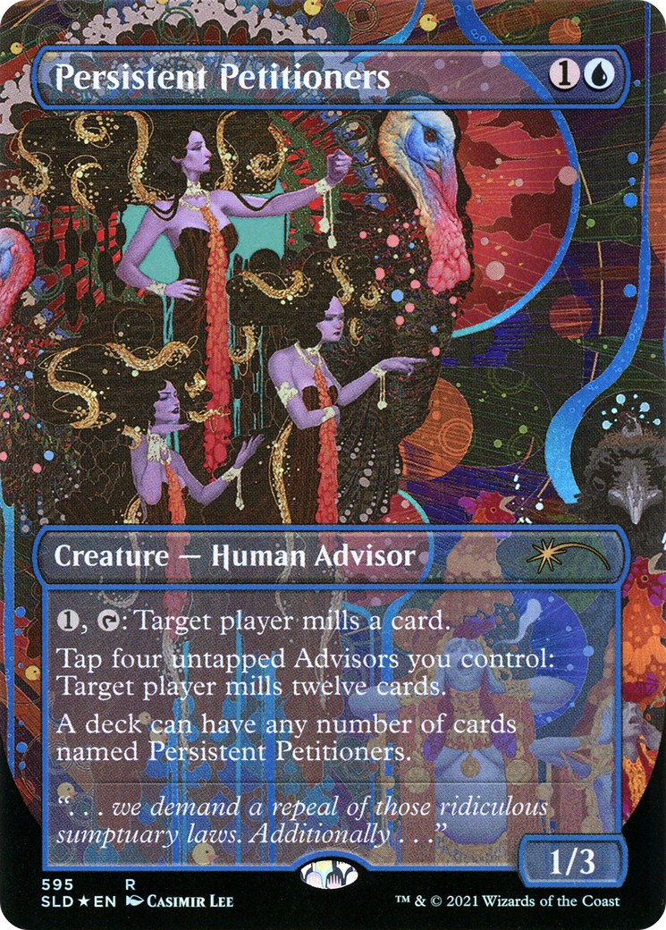 Persistent Petitioners (SLD-595) [Secret Lair Drop] (Borderless) Foil