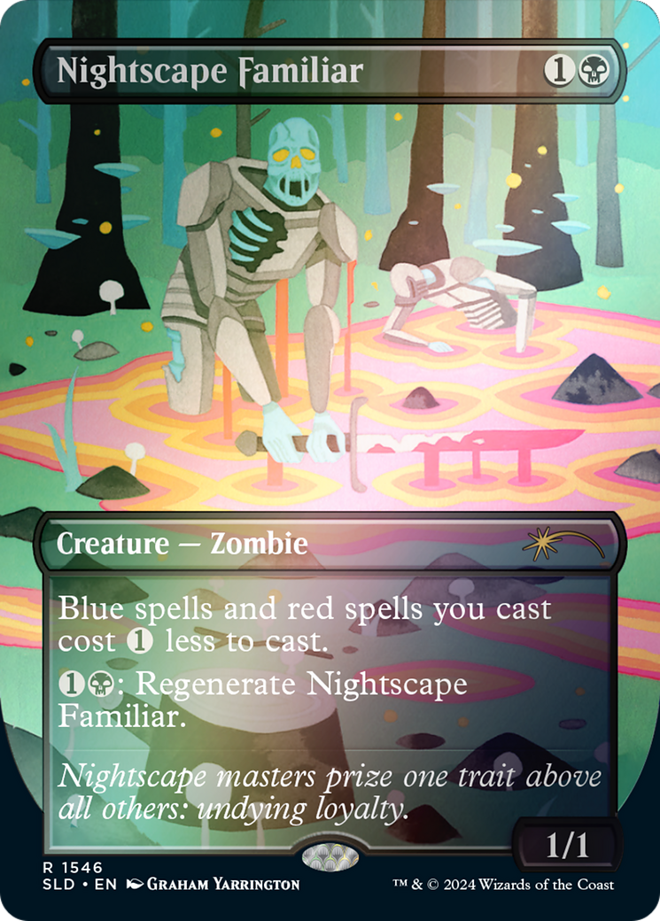Nightscape Familiar (SLD-1546★) [Secret Lair Drop] (Borderless) Foil