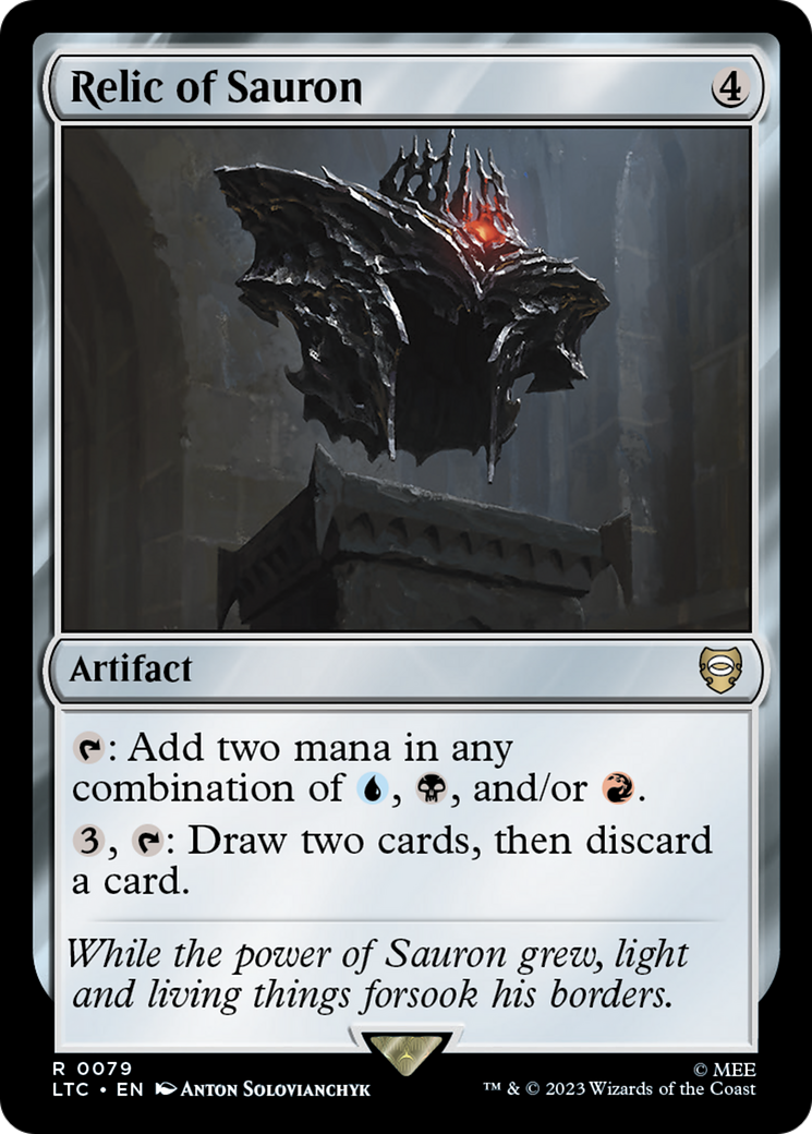 Relic of Sauron (LTC-079) [Tales of Middle-earth Commander]