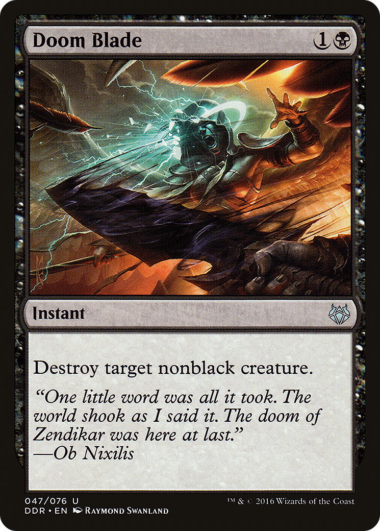Doom Blade (DDR-047) [Duel Decks: Nissa vs. Ob Nixilis]