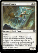 Custodi Squire (CMM-019) [Commander Masters]