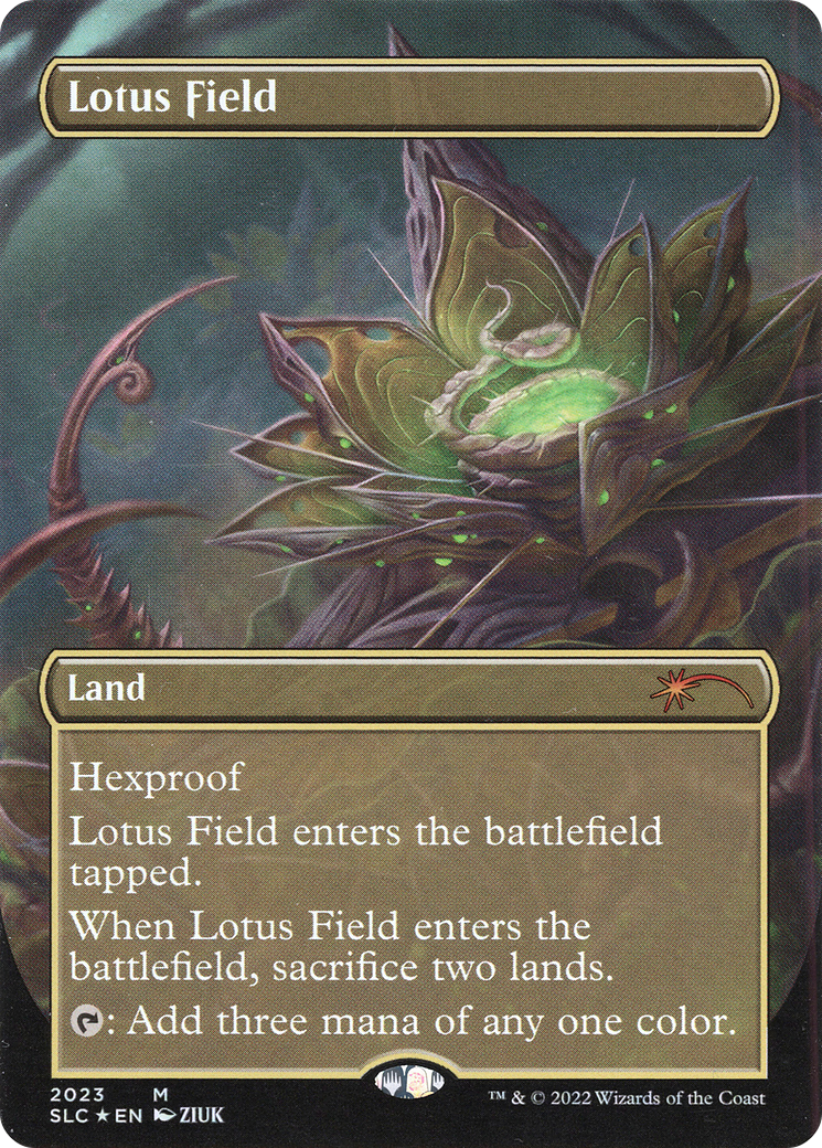Lotus Field (SLC-2023) [Secret Lair 30th Anniversary Countdown Kit] (Borderless) Foil