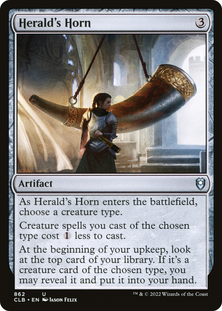 Herald's Horn (CLB-862) [Commander Legends: Battle for Baldur's Gate]