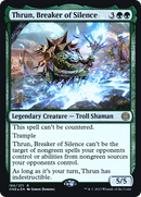 Thrun, Breaker of Silence (PRE-186S) [Phyrexia: All Will Be One Promos] Foil