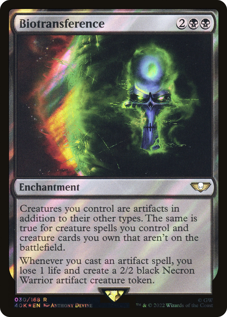 Biotransference (40K-30★) [Warhammer 40,000 Commander] Foil