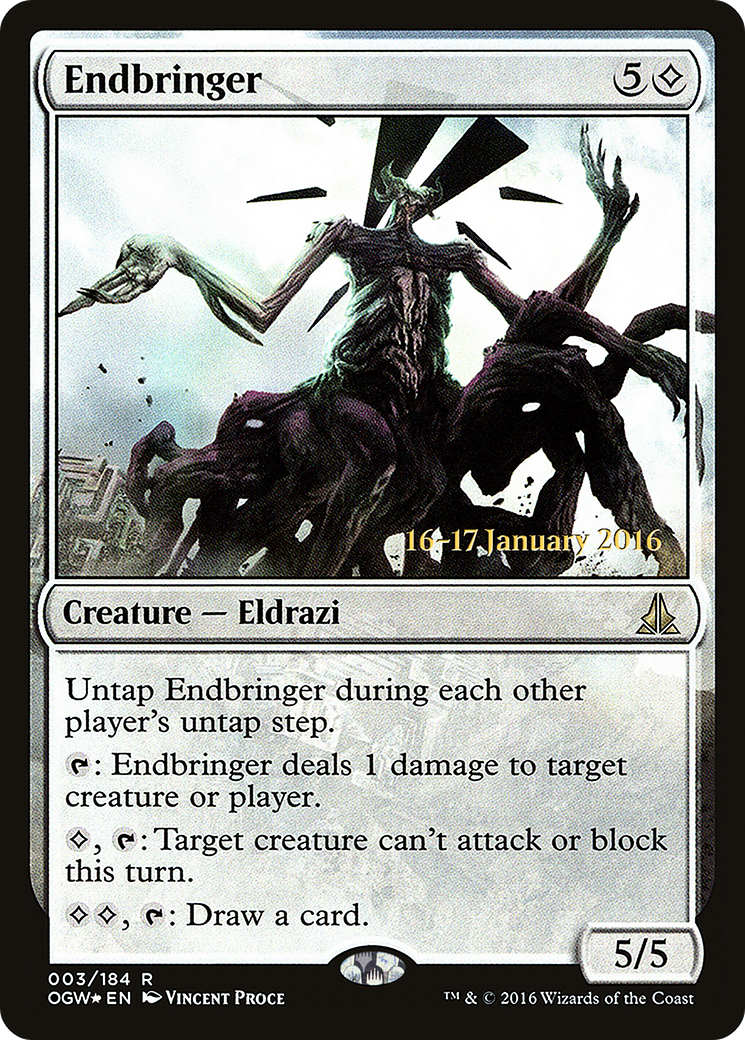 Endbringer (PRE-03S) [Oath of the Gatewatch Promos] Foil