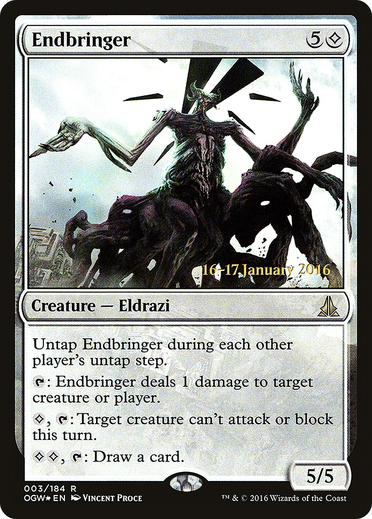 Endbringer (PRE-03S) [Oath of the Gatewatch Promos] Foil