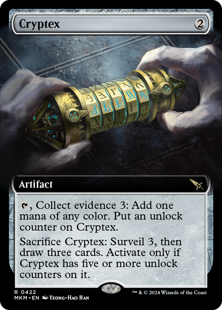 Cryptex (MKM-422) [Murders at Karlov Manor]: (Extended Art)
